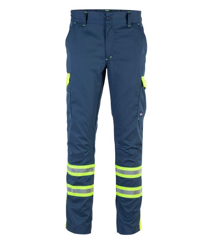 Pantalón Cargo Gabardina Bi-Color Con Cinta Día/Noche Hombre