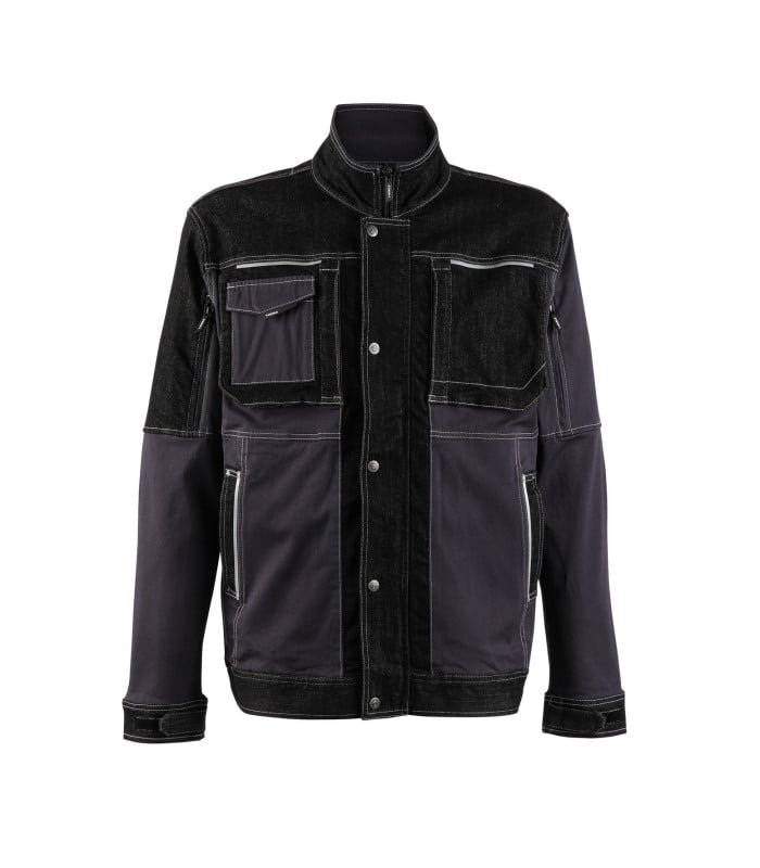 [86000] Chaqueta Ónix Manga Larga Hombre