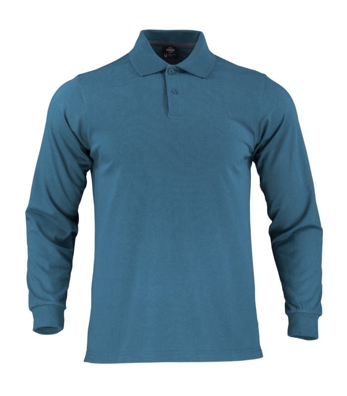 [22560] Polera Polo Dryfresh® 60% Algodón Manga Larga Hombre