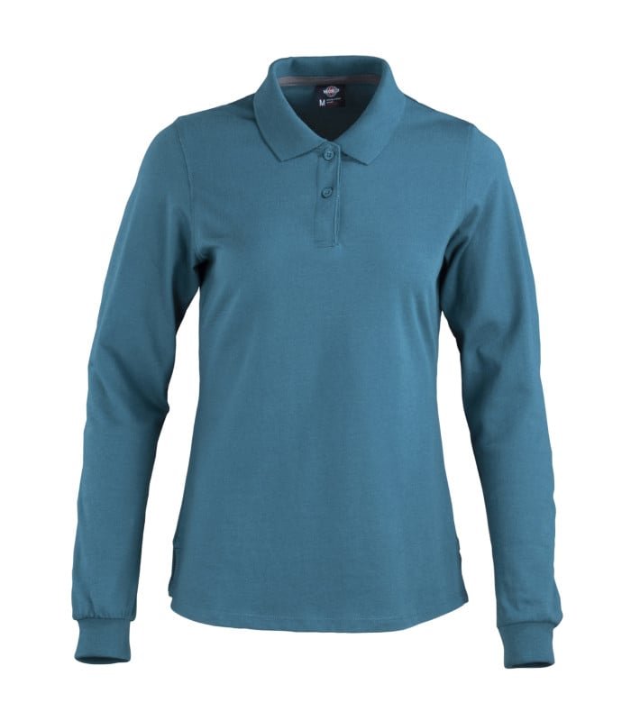 [22760] Polera Polo Dryfresh® 60% Algodón Manga Larga  Mujer