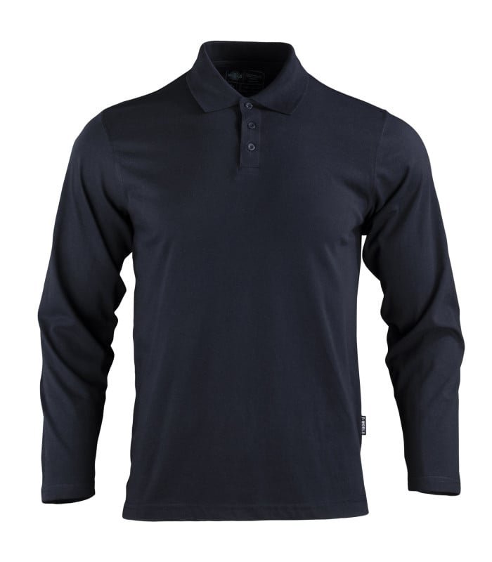 [23063] Polera Polo Dryfresh Smooth® 60% Algodón Manga Larga Hombre