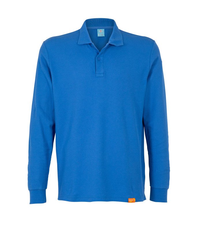 [20260] Polera Polo 80% Algodón Manga Larga Hombre
