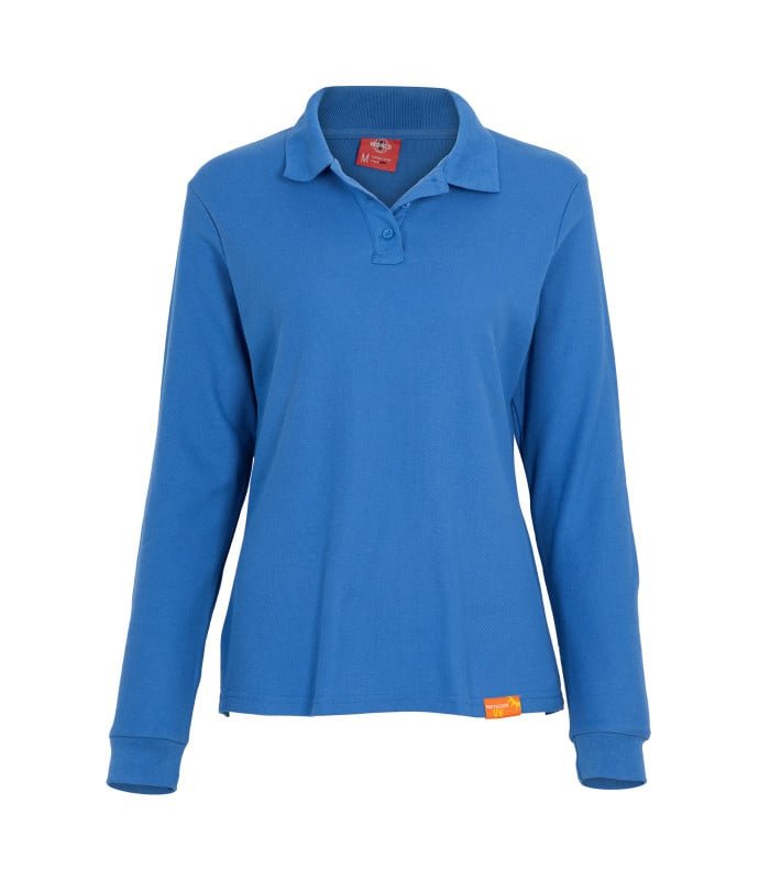 [21660610] Polera Polo 60% Algodón Manga Larga Mujer